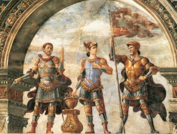 Domenico Ghirlandaio : Decoration of the Sala del Gigli detail II